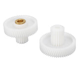 2pcs Meat Grinder Gear Plastic Work Efficiently Multifunctional High Compatibility Mincer Gear for Sausage Machine Chili Cooker