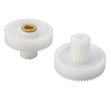 2pcs Meat Grinder Gear Plastic Work Efficiently Multifunctional High Compatibility Mincer Gear for Sausage Machine Chili Cooker