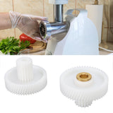2pcs Meat Grinder Gear Plastic Work Efficiently Multifunctional High Compatibility Mincer Gear for Sausage Machine Chili Cooker
