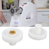 2pcs Meat Grinder Gear Plastic Work Efficiently Multifunctional High Compatibility Mincer Gear for Sausage Machine Chili Cooker