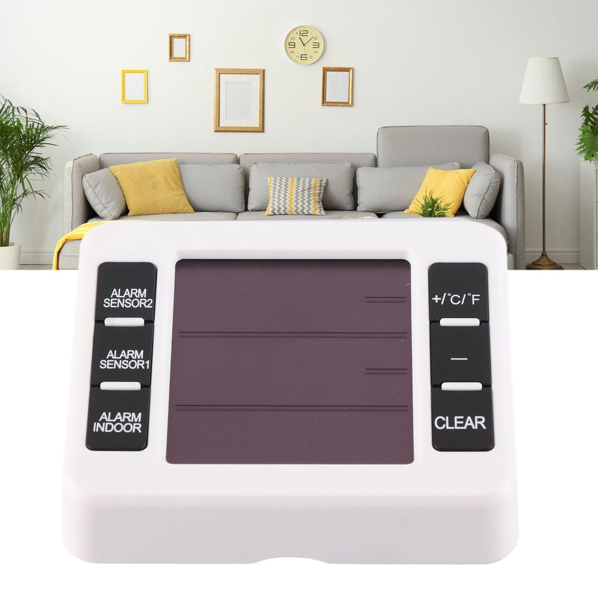 Room Thermometer Large Screen Celsius Fahrenheit Switch Highest Lowest Record Humidity Sensor for Indoor Outdoor