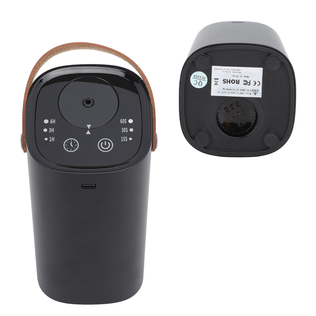 Portable Waterless Aromatherapy Machine Intelligent Touch Screen USB Charging Car Automatic Aroma Diffuser