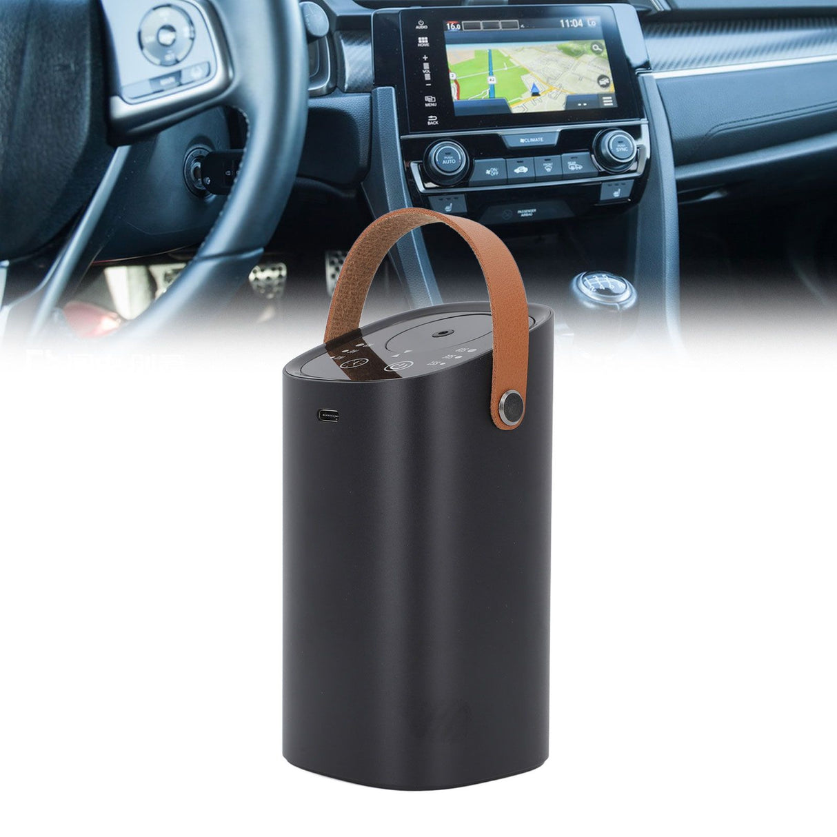Portable Waterless Aromatherapy Machine Intelligent Touch Screen USB Charging Car Automatic Aroma Diffuser