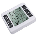 Indoor Outdoor Thermometer Digital Hygrometer Thermometer Wireless Temperature and Humidity Gauge Monitor with 2 Sensors