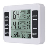 Indoor Outdoor Thermometer Digital Hygrometer Thermometer Wireless Temperature and Humidity Gauge Monitor with 2 Sensors