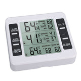Indoor Outdoor Thermometer Digital Hygrometer Thermometer Wireless Temperature and Humidity Gauge Monitor with 2 Sensors