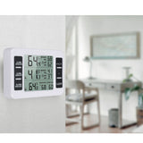 Indoor Outdoor Thermometer Digital Hygrometer Thermometer Wireless Temperature and Humidity Gauge Monitor with 2 Sensors