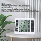 Indoor Outdoor Thermometer Digital Hygrometer Thermometer Wireless Temperature and Humidity Gauge Monitor with 2 Sensors