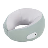 Cordless Neck Massager High Resilience Memory Foam Portable Shiatsu Back Neck Massager with Heating Function Green - 45-Degree Angle