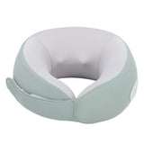 Cordless Neck Massager High Resilience Memory Foam Portable Shiatsu Back Neck Massager with Heating Function Green