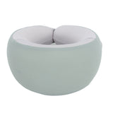 Cordless Neck Massager High Resilience Memory Foam Portable Shiatsu Back Neck Massager with Heating Function Green - Close-Up Angle