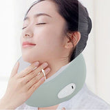 Cordless Neck Massager High Resilience Memory Foam Portable Shiatsu Back Neck Massager with Heating Function Green