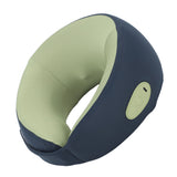 Cordless Neck Massager High Resilience Memory Foam Portable Shiatsu Back Neck Massager with Heating Function Blue