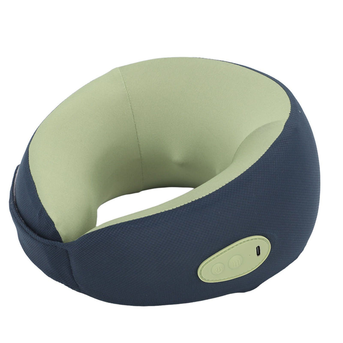 Cordless Neck Massager High Resilience Memory Foam Portable Shiatsu Back Neck Massager with Heating Function Blue