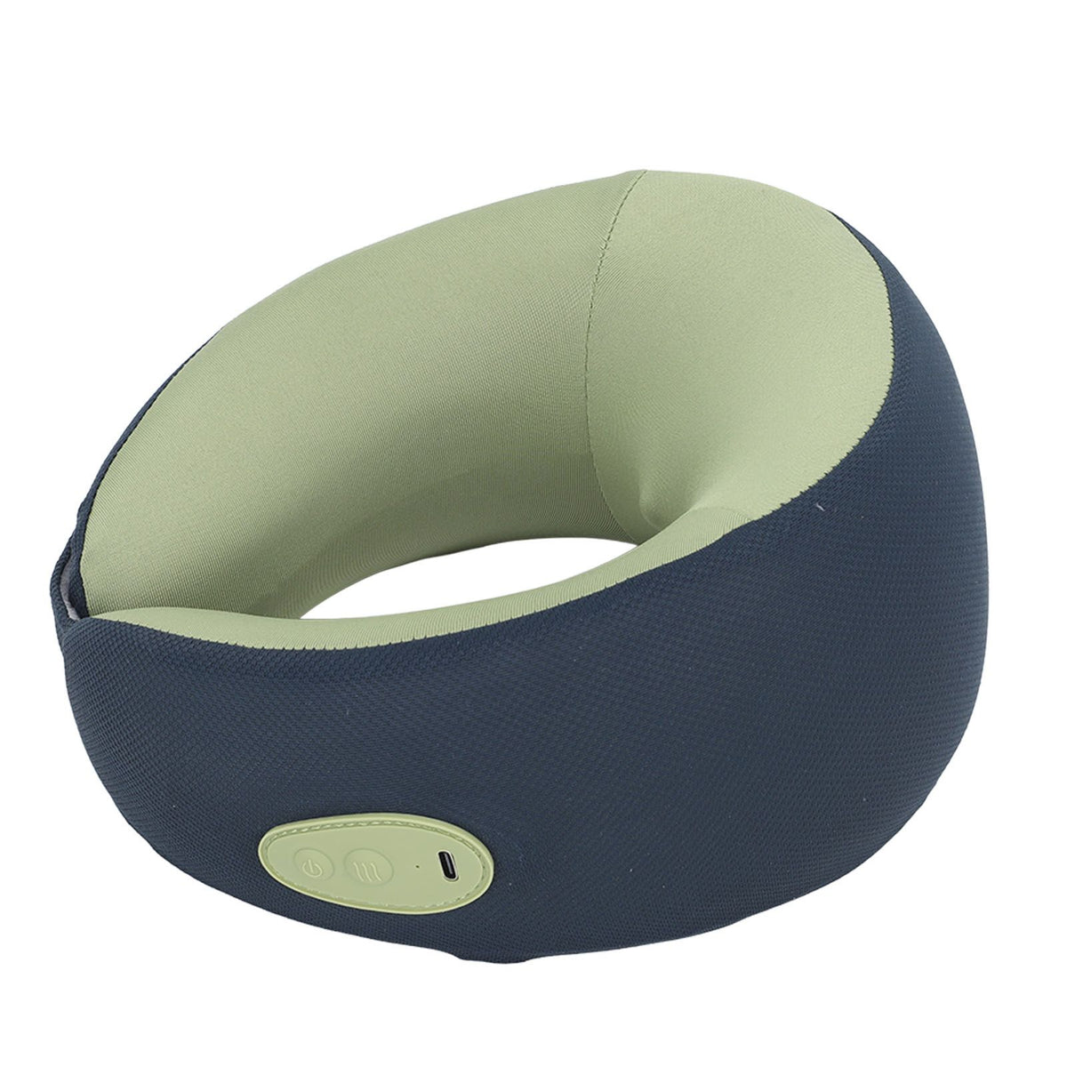 Cordless Neck Massager High Resilience Memory Foam Portable Shiatsu Back Neck Massager with Heating Function Blue