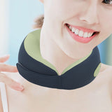 Cordless Neck Massager High Resilience Memory Foam Portable Shiatsu Back Neck Massager with Heating Function Blue