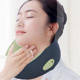 Cordless Neck Massager High Resilience Memory Foam Portable Shiatsu Back Neck Massager with Heating Function Blue