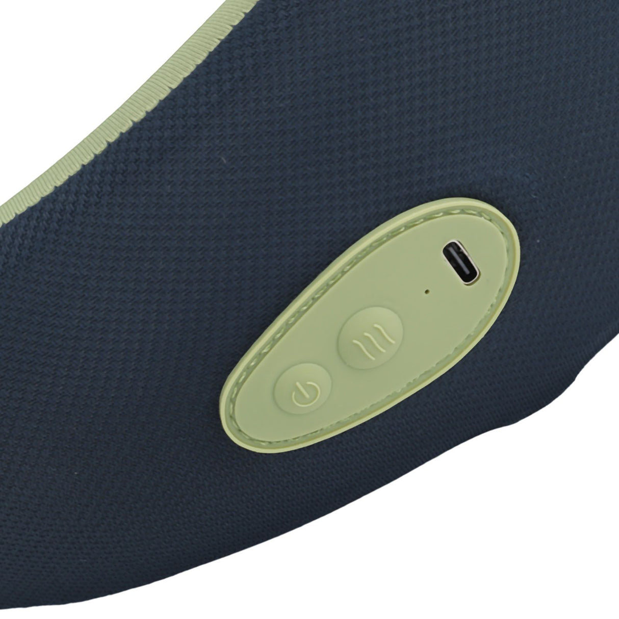 Cordless Neck Massager High Resilience Memory Foam Portable Shiatsu Back Neck Massager with Heating Function Blue