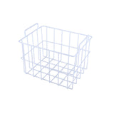 Fridge Freezer Basket Multipurpose Large Capacity Metal Wire Storage Basket for Refrigerator Bathroom Kitchen 200mm/7.87in - Front View