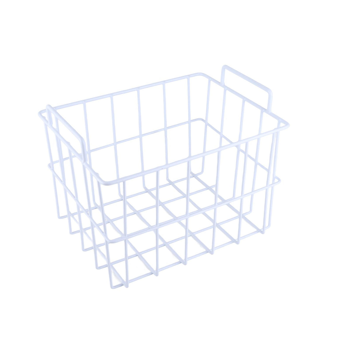 Fridge Freezer Basket Multipurpose Large Capacity Metal Wire Storage Basket for Refrigerator Bathroom Kitchen 200mm/7.87in