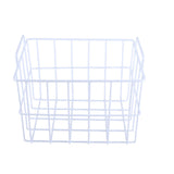 Fridge Freezer Basket Multipurpose Large Capacity Metal Wire Storage Basket for Refrigerator Bathroom Kitchen 200mm/7.87in - Top-Down View