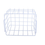 Fridge Freezer Basket Multipurpose Large Capacity Metal Wire Storage Basket for Refrigerator Bathroom Kitchen 200mm/7.87in - 45-Degree Angle