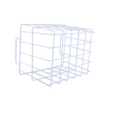 Fridge Freezer Basket Multipurpose Large Capacity Metal Wire Storage Basket for Refrigerator Bathroom Kitchen 200mm/7.87in