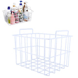 Fridge Freezer Basket Multipurpose Large Capacity Metal Wire Storage Basket for Refrigerator Bathroom Kitchen 200mm/7.87in - Extra Image