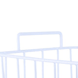 Fridge Freezer Basket Multipurpose Large Capacity Metal Wire Storage Basket for Refrigerator Bathroom Kitchen 200mm/7.87in