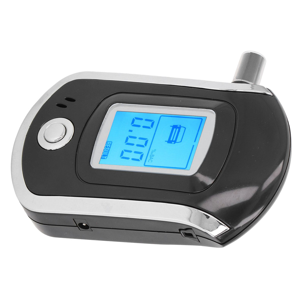 Breath Alcohol Tester LCD Display High Accuracy Auto Shutoff Portable Alcohol Detector for Home Professional Use