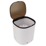 Automatic Cosmetic Brush Cleaner Makeup Brush Cleaner Machine 2 in 1 USB Powered 4.5L Mini Washer 12V for Travel - Rear View