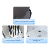 Automatic Cosmetic Brush Cleaner Makeup Brush Cleaner Machine 2 in 1 USB Powered 4.5L Mini Washer 12V for Travel