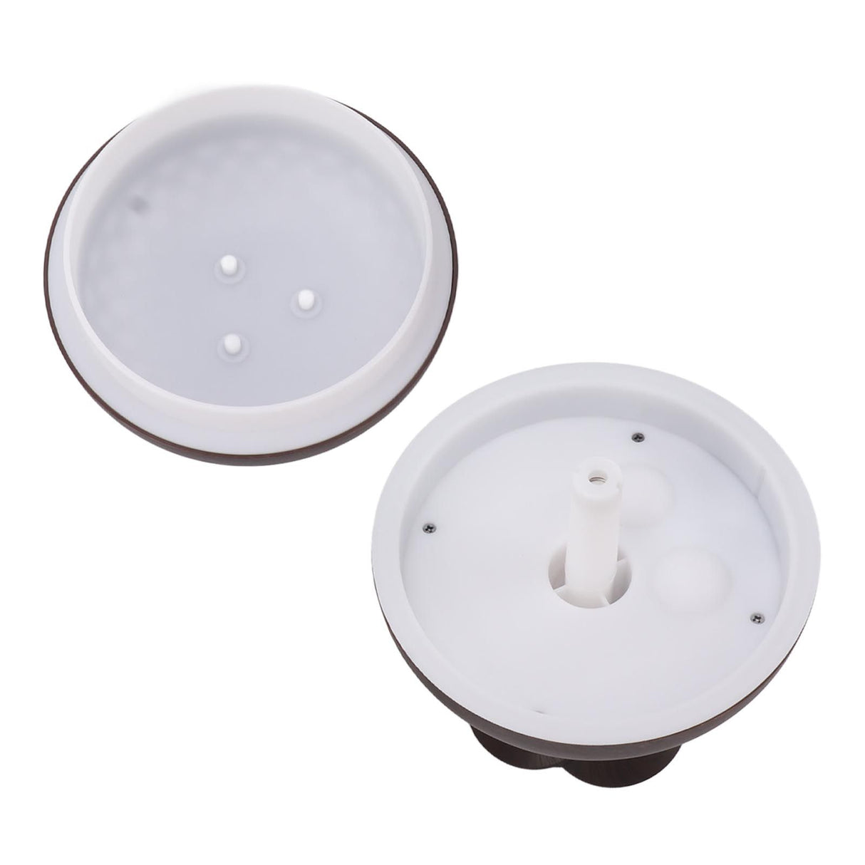 2.5W Scent Diffuser 300ml USB Powered Silent Operation Flower Vase Shape Aroma Humidifier for Offices Bedrooms Dark Brown