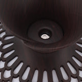2.5W Scent Diffuser 300ml USB Powered Silent Operation Flower Vase Shape Aroma Humidifier for Offices Bedrooms Dark Brown