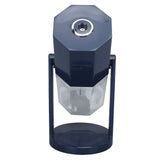 USB Desktop Humidifier Multifunctional Quiet Colorful Ambient Light Portable Small Humidifier for Car Home Bedroom Office Blue