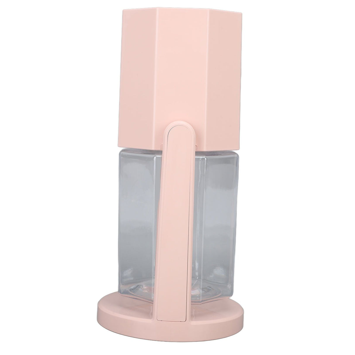 USB Desktop Humidifier Multifunctional Quiet Colorful Ambient Light Portable Small Humidifier for Car Home Bedroom Office Pink