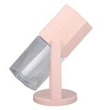 USB Desktop Humidifier Multifunctional Quiet Colorful Ambient Light Portable Small Humidifier for Car Home Bedroom Office Pink