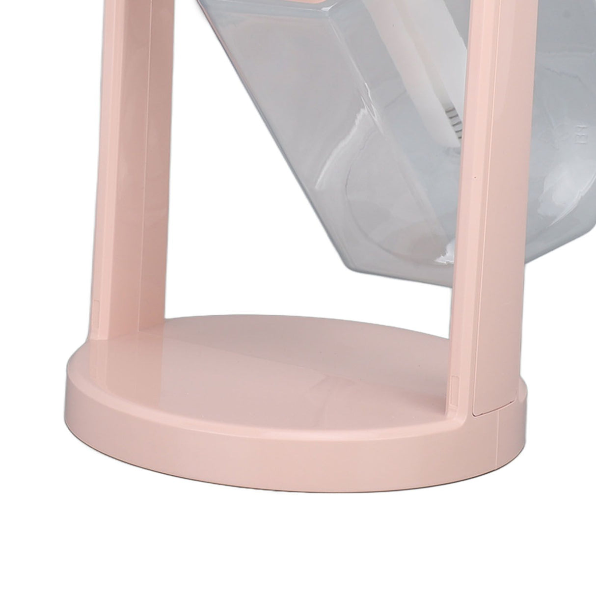 USB Desktop Humidifier Multifunctional Quiet Colorful Ambient Light Portable Small Humidifier for Car Home Bedroom Office Pink