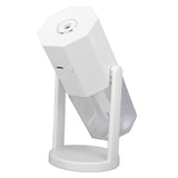 USB Desktop Humidifier Multifunctional Quiet Colorful Ambient Light Portable Small Humidifier for Car Home Bedroom Office White
