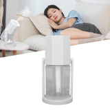 USB Desktop Humidifier Multifunctional Quiet Colorful Ambient Light Portable Small Humidifier for Car Home Bedroom Office White