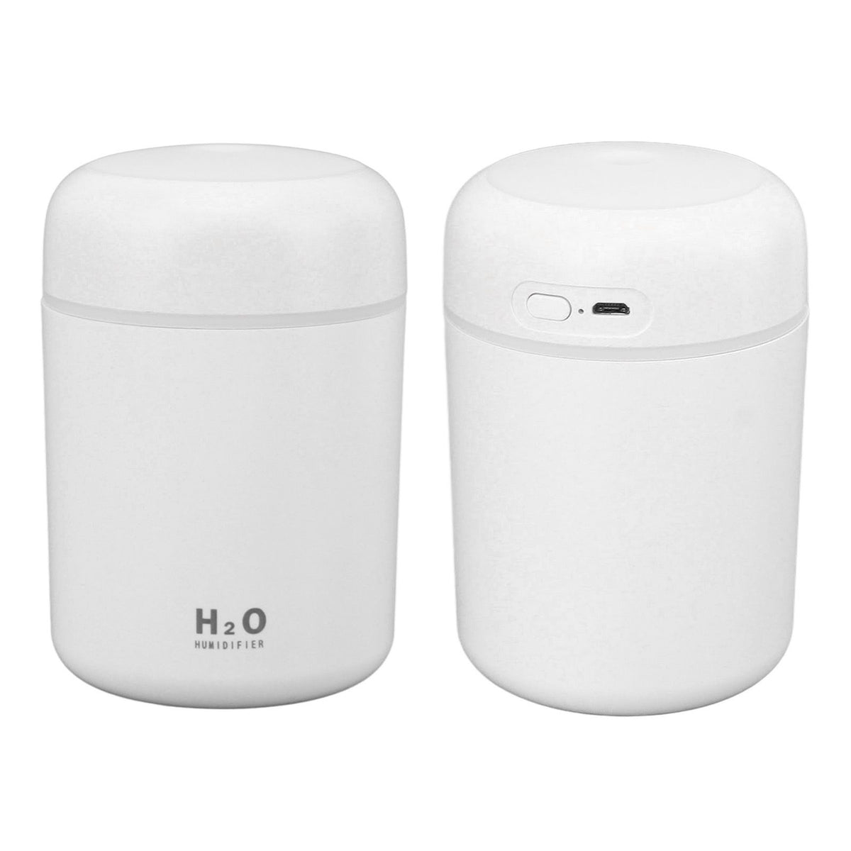 USB Mini Humidifier for Car Colorful Lighting Portable Car Air Freshener Mute Diffuser Humidifier White