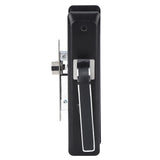 Privacy Bathroom Lever Lock Set Low Noise Door Lever Lockset Bedroom Door Handle Security Door Lever with Lock Black - Top-Down View