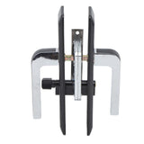 Privacy Bathroom Lever Lock Set Low Noise Door Lever Lockset Bedroom Door Handle Security Door Lever with Lock Black - Extra Image