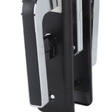 Privacy Bathroom Lever Lock Set Low Noise Door Lever Lockset Bedroom Door Handle Security Door Lever with Lock Black - Extra Image