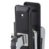 Privacy Bathroom Lever Lock Set Low Noise Door Lever Lockset Bedroom Door Handle Security Door Lever with Lock Black - Extra Image