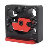 Woodworking Turning Cutter 8 Holes Adjustable Aluminum Alloy Wood Milling Cutter Tool - Side View