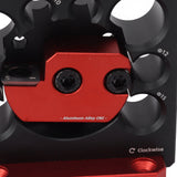 Woodworking Turning Cutter 8 Holes Adjustable Aluminum Alloy Wood Milling Cutter Tool - Extra Image
