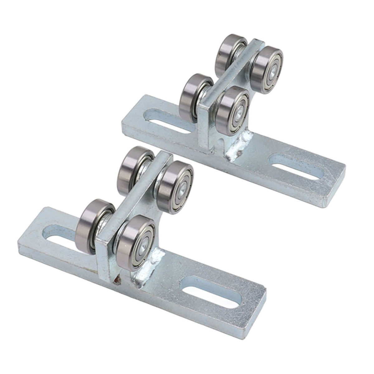 2PCS 4 Wheel Trolley Assemlly T Type Alloy Steel Bearing Trolley Assembly for 1‑5/8in Taller Strut Channel