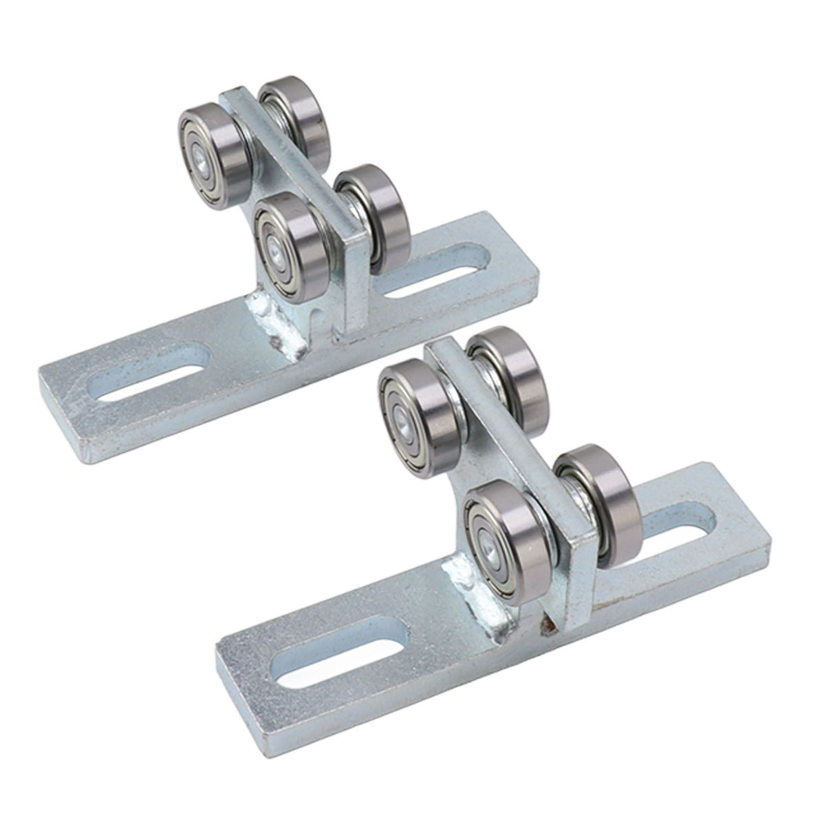 2PCS 4 Wheel Trolley Assemlly T Type Alloy Steel Bearing Trolley Assembly for 1‑5/8in Taller Strut Channel