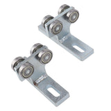 2PCS 4 Wheel Trolley Assemlly T Type Alloy Steel Bearing Trolley Assembly for 1‑5/8in Taller Strut Channel